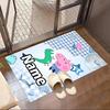 Custom Name Personalized Peppa Pig Print Carpet, Versatile Home Decor Rug, for Playroom, Apartment, Balcony, Entryway, Hallway Gift