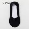 5 пар женских летних тонких хлопковых носков Ice Silk Cool Shallow Mouth Invisible Socks