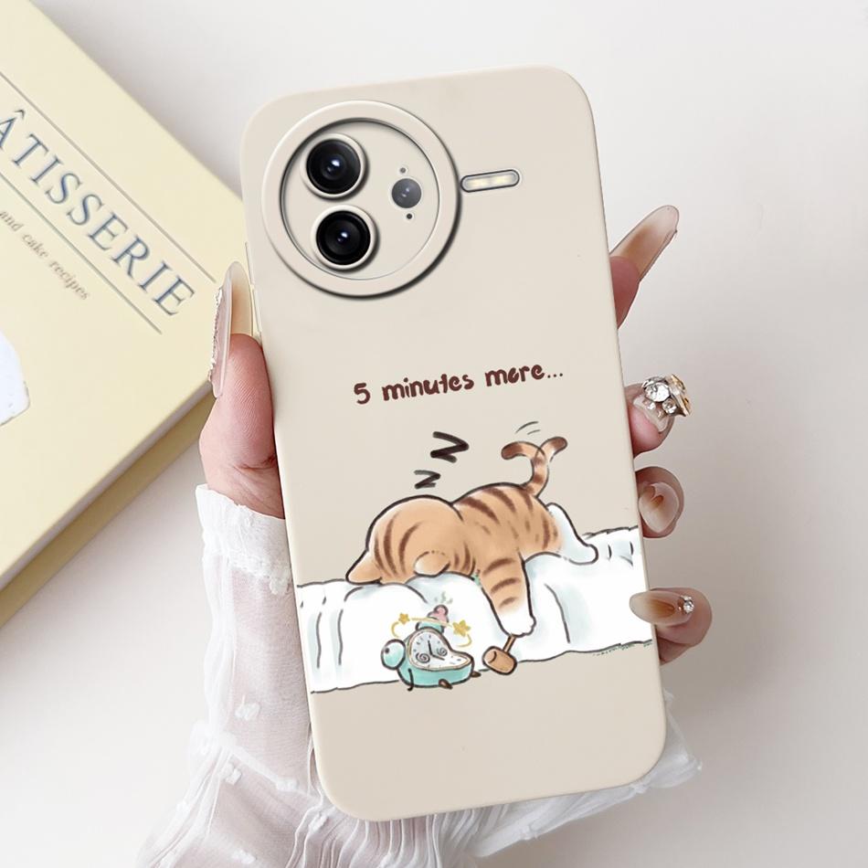 Для Xiaomi Poco F7 Ultra / Poco F7 Pro Милый Кот Панда Мультяшный Чехол для Телефона Для Poco F7ultra F7Pro Мягкий Силиконовый Ударопрочный Чехол