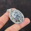 Подвеска из яшмы Pinolith, оригинальные драгоценные камни, серебряный кулон 925 пробы, ювелирные изделия ручной работы, изящный кулон, подарок для женщин, потрясающий кулон