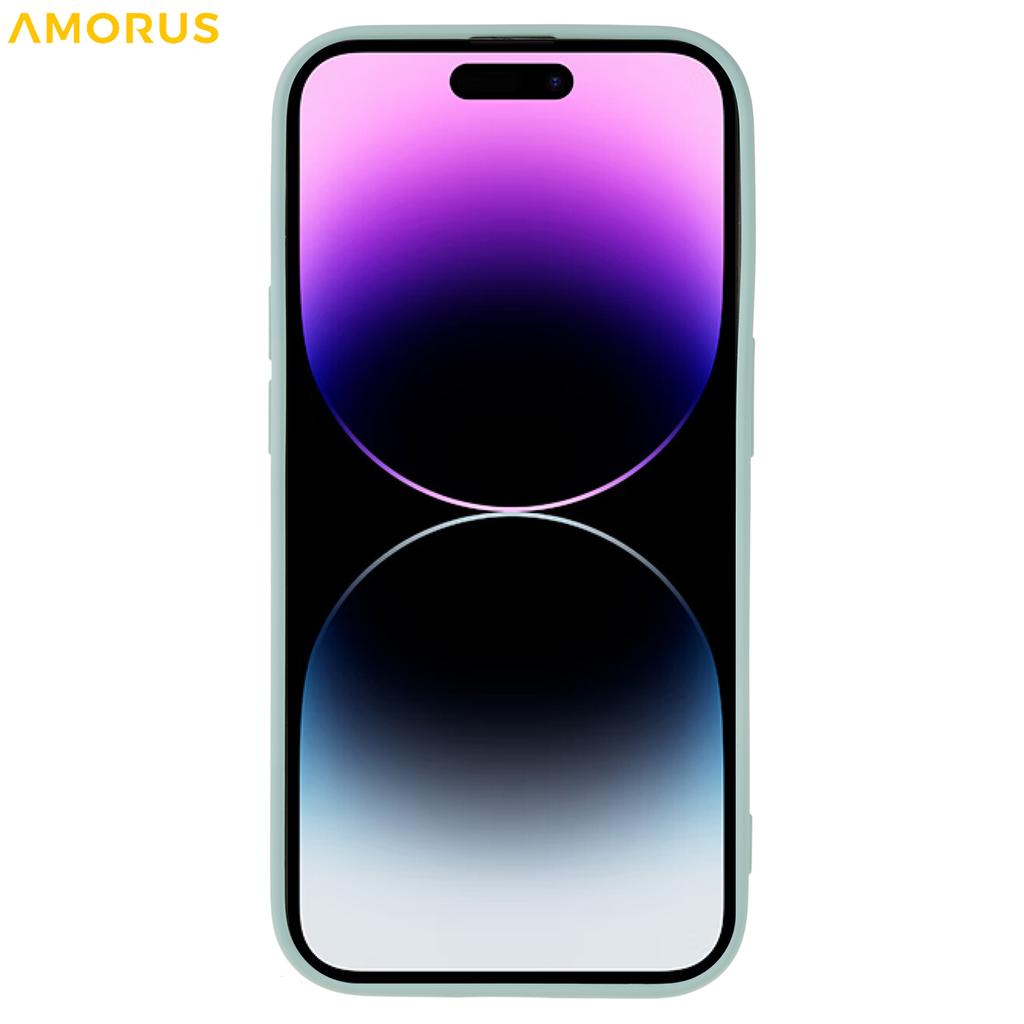 For iPhone 14 Pro Max Case Precise Cutouts TPU Fiber Lining Shockproof Phone Cover