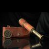 Старинный латунный морской телескоп – 40,64 см с полностью кожаным чехлом