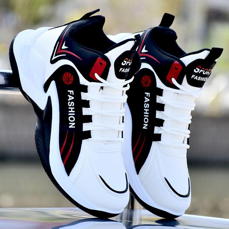 Basketball shoes men's shoes 2026 spring and summer new men's mid-top shoes mesh breathable non-slip student versatile sports shoes
