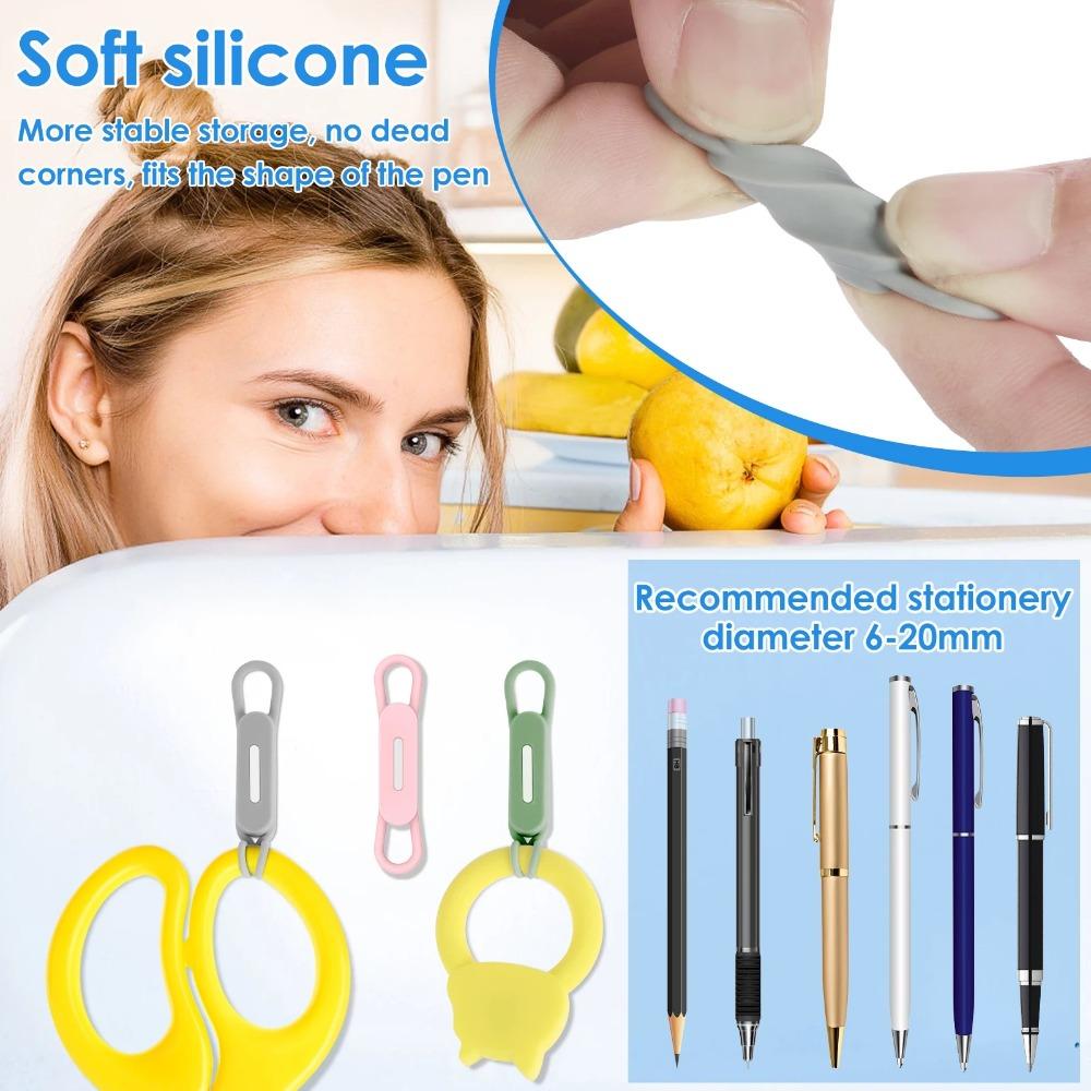 4 шт./компл. легкий магнитный держатель для ручек и карандашей винтажный зажим для ручек для ноутбука офисные принадлежности