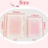 B5/A5 Loose-Leaf Notebook 60 Sheets Binder Lined Book Kawaii Note Set Korean Stationery School Office Supplies Students Writing