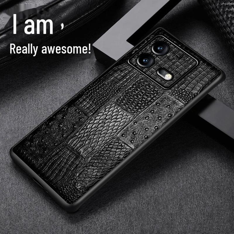 Защитный чехол из натуральной кожи для серии iQOO Neo8