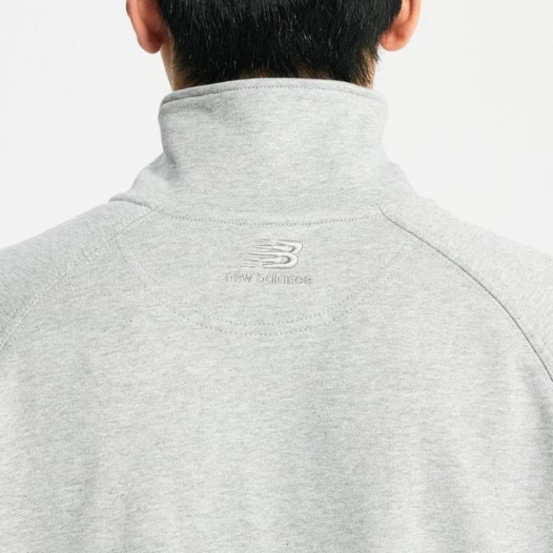 New Balance Uni Nbsc Толстовка с застежкой-молнией на половину длины Nbncd31823
