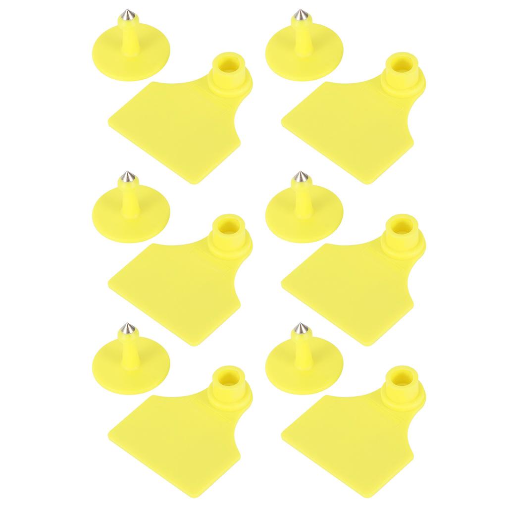 20 комплектов ушных бирок для идентификации скота для коз, овец, крупного рогатого скота, коров, свиней, фермерских принадлежностей: