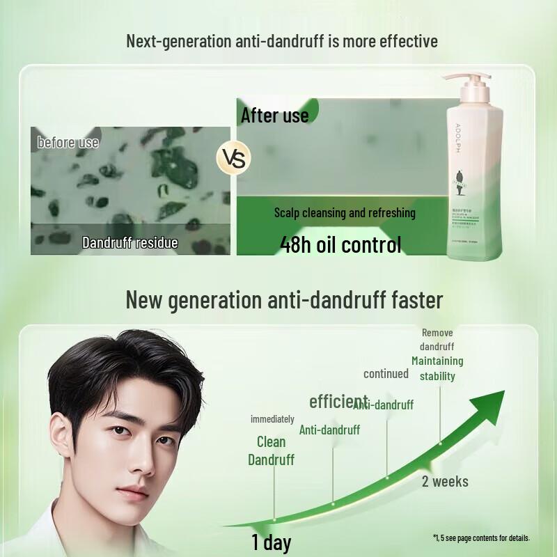 Adolf Anti-Dandruff Refreshing Essential Oil Shampoo