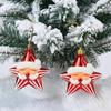 2 шт./набор Подвесное украшение на елку Красно-белая конфета-трость Подвеска Navidad Дом Рождественские подарки Новый год Рождественский декор 2026
