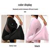 Бесшовные персиковые леггинсы для йоги с высокой талией и вырезами: Быстросохнущие фитнес-леггинсы с эффектом лифтинга бедер для женщин