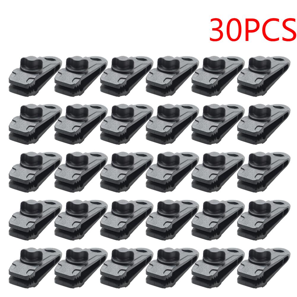 5-30PCS Outdoor Windproof Tent Awning Clamp Nylon Heavy Duty Grip Clip for Garden Shade Cloth Tent Supplies Accessories