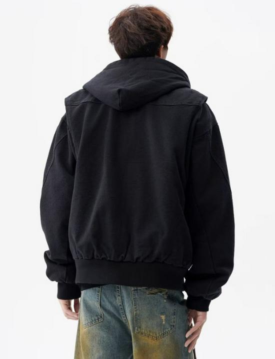 Мужская зимняя рабочая куртка Zuo Shan из плотного стираного велюра, утепленная