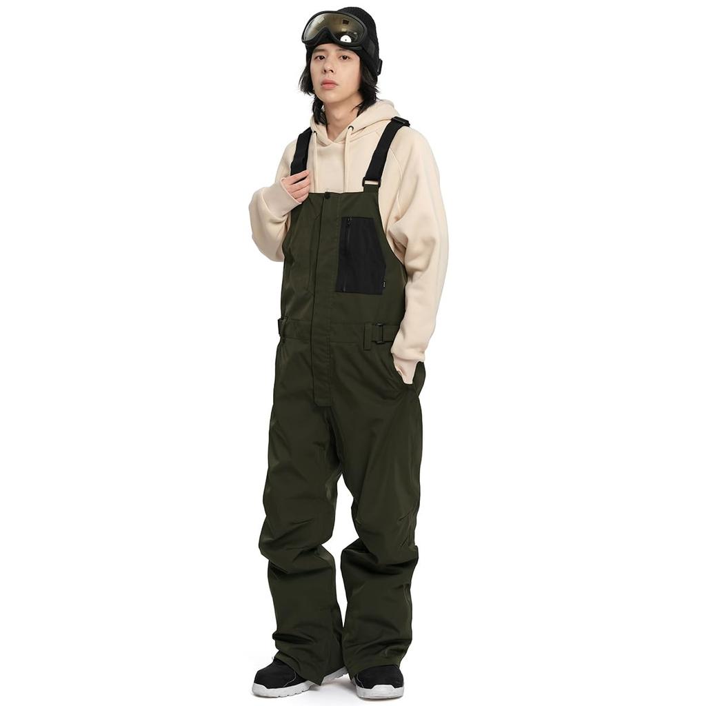 Комбинезон Acrais Доступен в размерах 6 и XXL Мужские штаны/полукомбинезон для сноуборда/лыж (Отдельный предмет) - Размеры XS, S, M, L, XL, (AL-SP2207, AL-SP2207MDKK-BL)