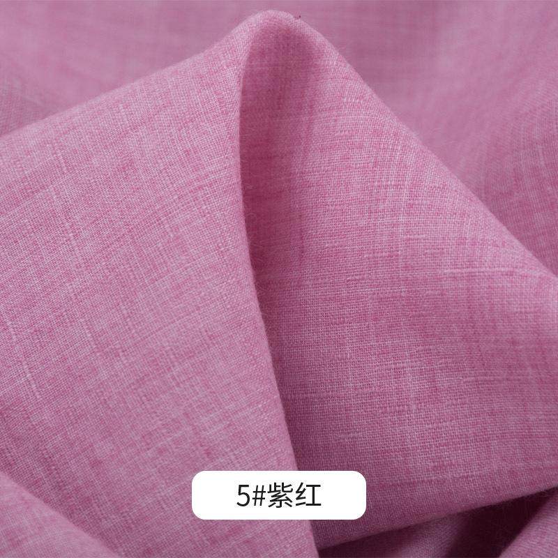 45x140см Однотонная Хлопково-Льняная Тонкая Ткань Ручной Работы Одежда Платье Бамбуковый Слаб DIY Шитье Платье Фон Материал для Рукоделия