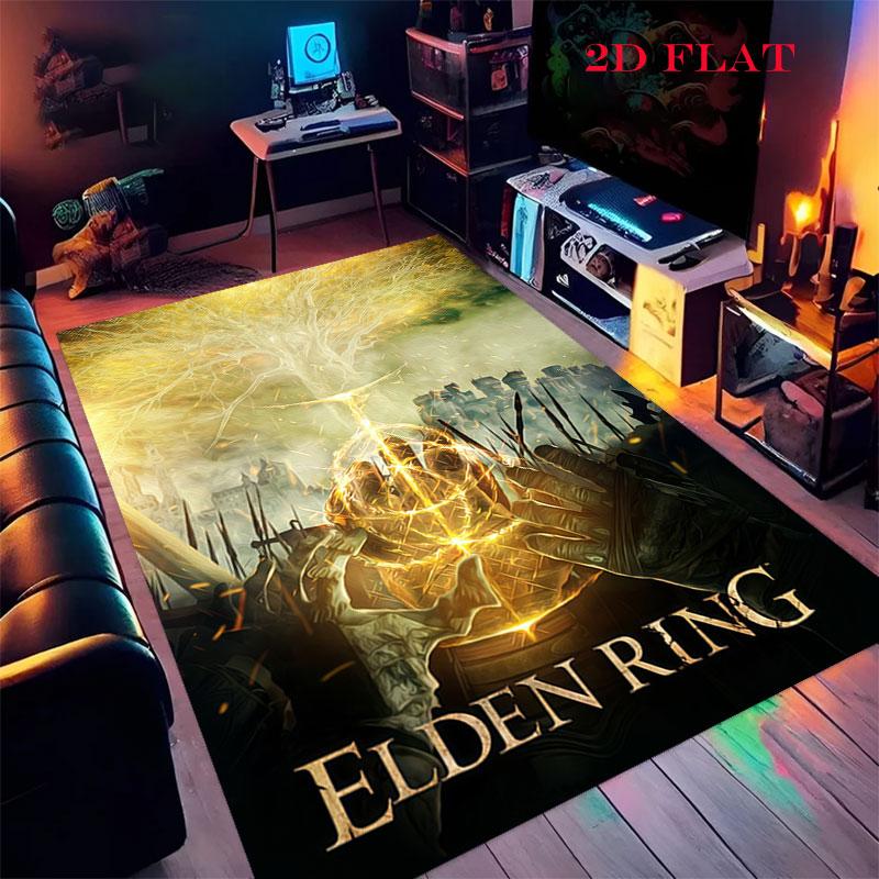 Ковер Rug Elden Ring для гостиной, спальни, дома, дивана, декора, детская игровая нескользящая напольная подстилка