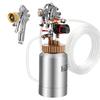 Spray Paint Pressure Pot, 2 L Pressure Pot Paint Sprayer, 1.8mm + 3mm Two Spray Guns Central Pneumatic Sprays Gun with Two 3 m Hoses for Furniture,