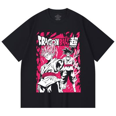 230 Gsm 100% Cotton Dragon Ball V63 Print Unisex Heavy Cotton T Shirt