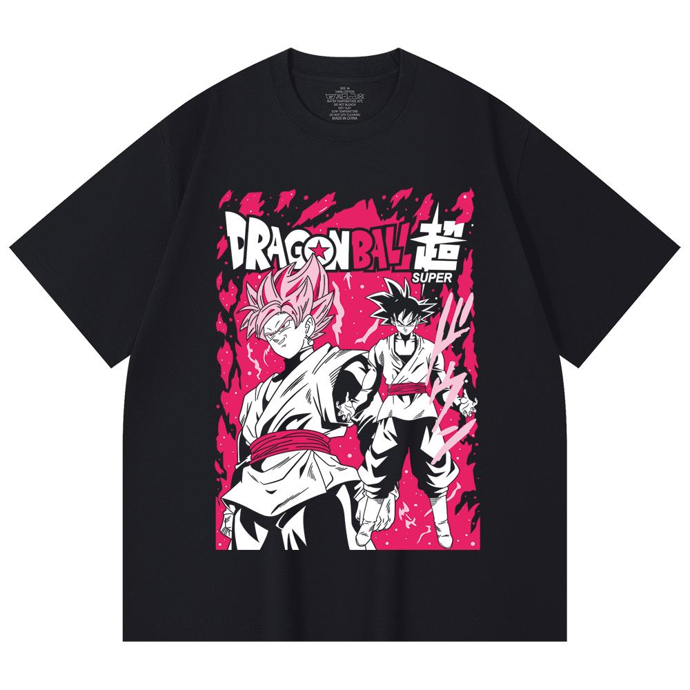 230 Gsm 100% Cotton Dragon Ball V63 Print Unisex Heavy Cotton T Shirt