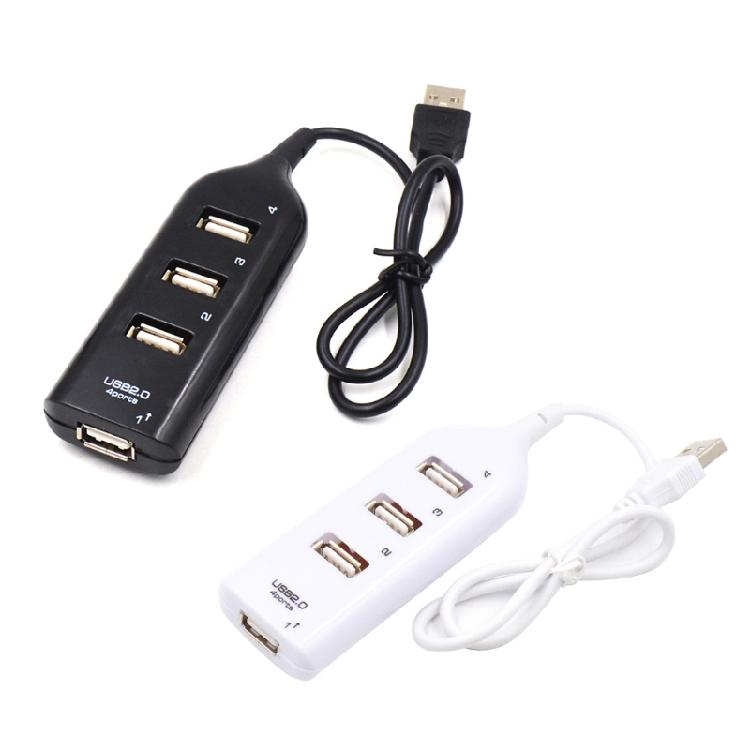 Fast Data Transfer USB Splitter 4-port USB 2.0 Hub with Plum-shaped Pocket Shape