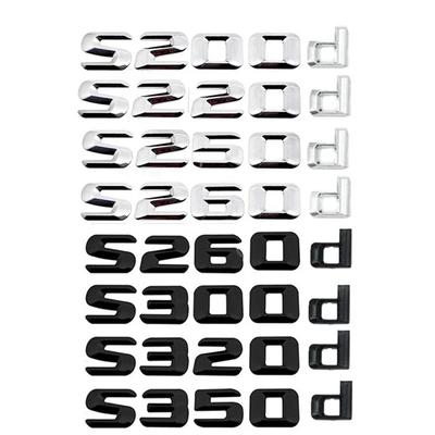 1 шт. S300d S320d S350d S400d S420d S450d S500d S550d S600d Буквенный Значок Шильдик Задние Наклейки на Багажник для S-Класса 2014 2015 2016