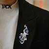 Peacock Brooch Pin Faux Crystal for Women, Bling Rhinestone Decorative Clothing Lapel Pin, Dainty Jewelry Wedding Party Prom Luxury