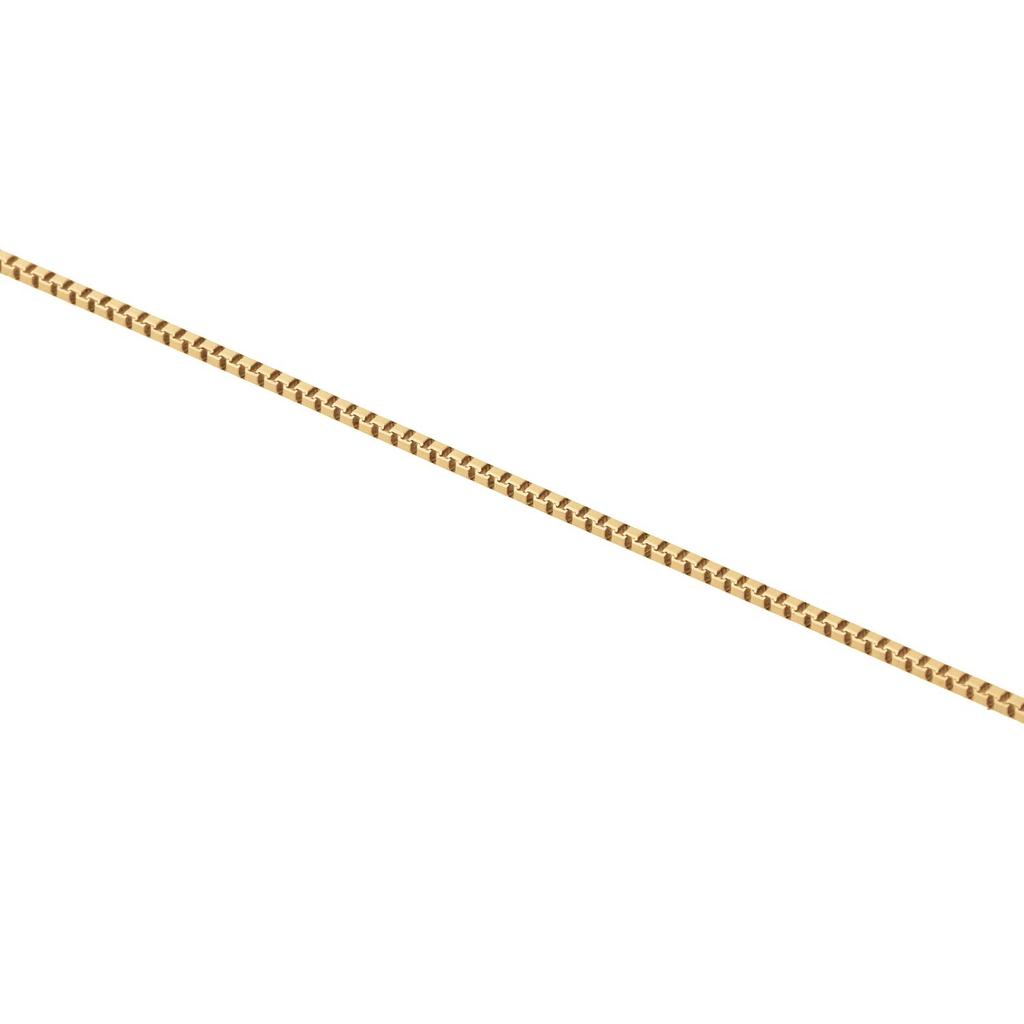 18K Gold Necklace K18 Venetian Chain 45cm Type Adjuster Width [Fairy Kallet] (Pin 0.8mm Approx. 2.2g)