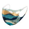 1 шт., защитная моющаяся дышащая маска для лица с принтами для взрослых