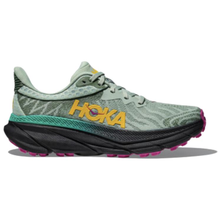 HOKA One One Challenger ATR 7 Алоэ Вера Черный (Женский) Женские кроссовки 1134498-ACK