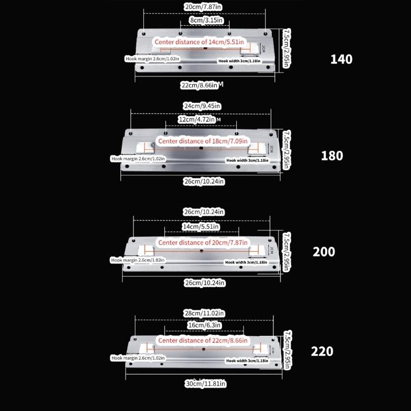 Stainless Steel Range Hood Hook Bracket Universal Mounting Bracket Suitable for Secure Installation and Easy Setups