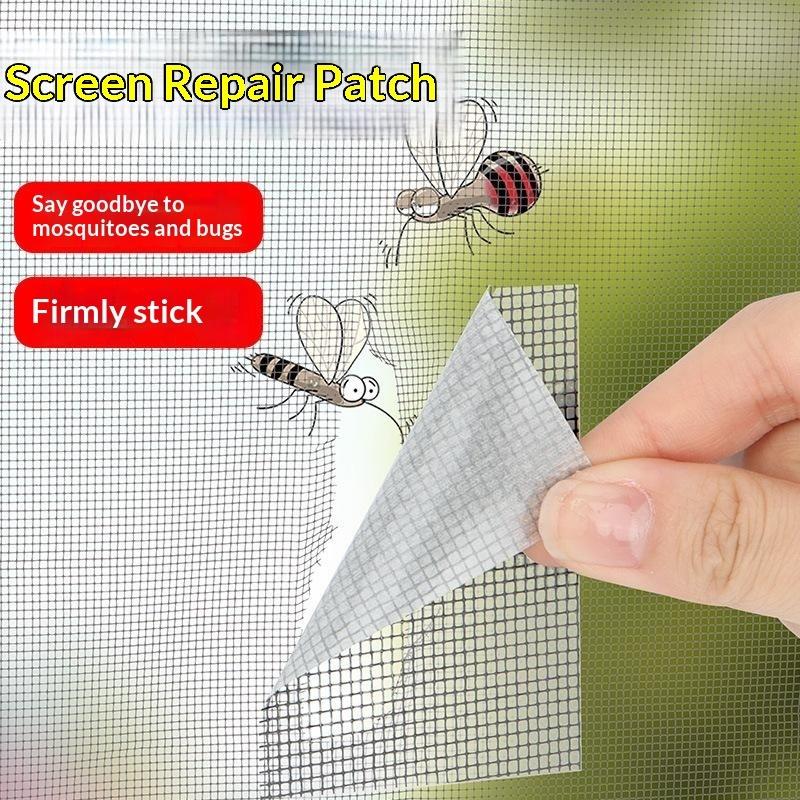 2M Window Screen Repair Tape With Strong Self Adhesive For Home Window Door Mesh Hole Fixing Anti Mosquito And Insects