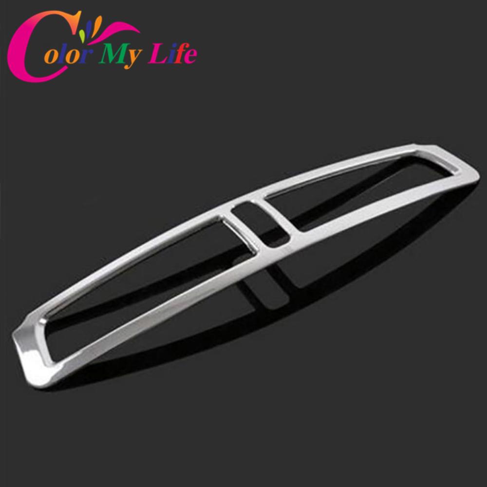 Цвет My Life Abs Chrome Кондиционер Vent Декоративная отделка Хромированная наклейка с блестками для Ford Kuga 2013 2014 2015 2016