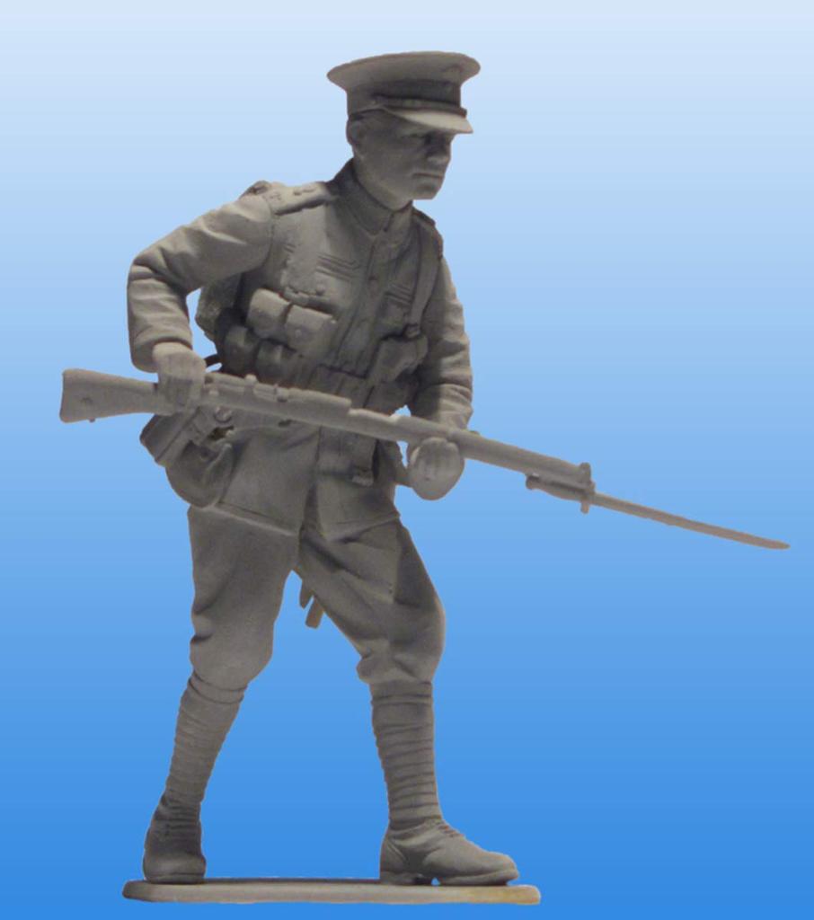 ICM 1/35 Британская пехота Первой мировой войны 1914 Пластиковая модель