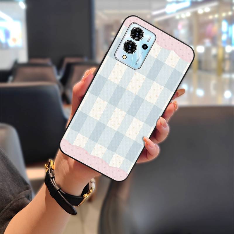 Cute Back Cover Phone Case For ZTE Blade V40 Pro Full Wrap Anti-knock Phone Pouch Soft Case Shockproof Dirt-resistant