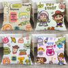 Cartoon Graffiti Style Pillow Cushion Bedroom Bedside Cushion Living Room Sofa Cushion Cushion Office