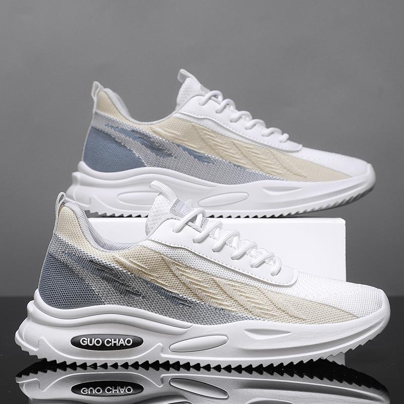 Спортивная обувь мужская весна и лето новый тренд универсальные мужские износостойкие сетчатые кроссовки легкие кроссовки