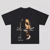 Летняя футболка унисекс 2026 Travis Scott Y2k Графика 2026 Новая с круглым вырезом с коротким рукавом Унисекс Женская мода Хип-хоп Футболка Подарки для фанатов