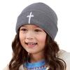 Autumn And Winter Acrylic Cross Embroidered Knitted Hat Men And Women Versatile Trend Wool Hat Hip Hop Cold
