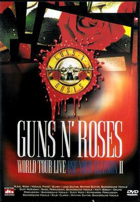 DVD GUNS N' ROSES - Мировой тур вживую: Use Your Illusion  нет Не на лейбле Южная Корея Рок Б/У