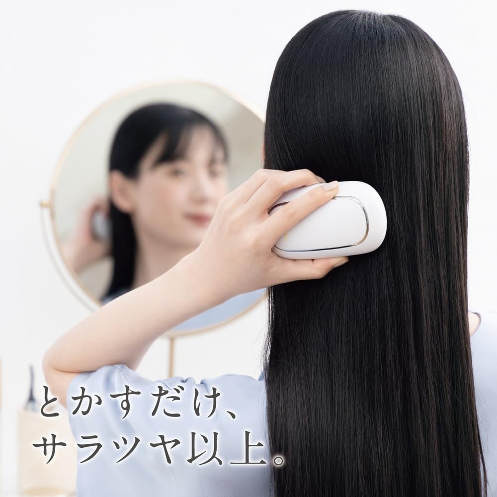 FESTINO Салонный уход Быстрая ионная щетка Уход за кожей головы Насадка-щетка с отрицательными ионами Моющаяся Компактный размер Подарок (СМХБ-028) [Волосы и уход] (белый)