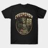 Мужская черная футболка с принтом Creepshow Печать на трансферной бумаге без вырезания Хлопковая футболка