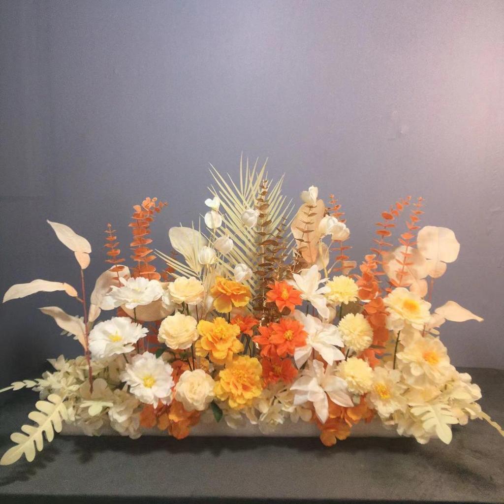 Большой набор для украшения свадебной дорожки и Т-сцены из шелковых цветов