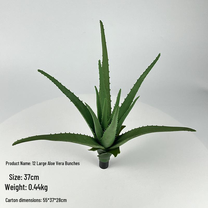 Nordic Style Aloe Succulent Bouquets: Indoor Fake Green Plants for Office Decor