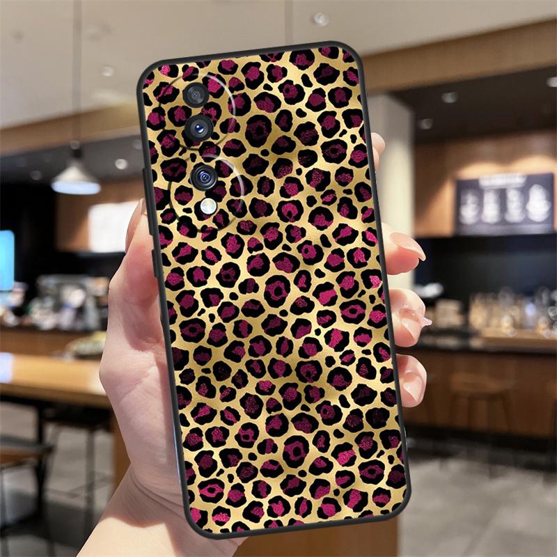 Роскошный Чехол с Леопардовым Принтом для Honor Magic 7 5 6 8 Lite Honor 400 200 Pro 50 70 90 X8c X9a X9b X9c X9d Win RT Чехол