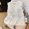 Embroidered Vest Spring and Summer New Wear Thin Top Fashion Vest Versatile Women