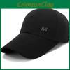 Embroidery M Letters Men Large Brimmed Baseball Caps Outdoor Sun Protection