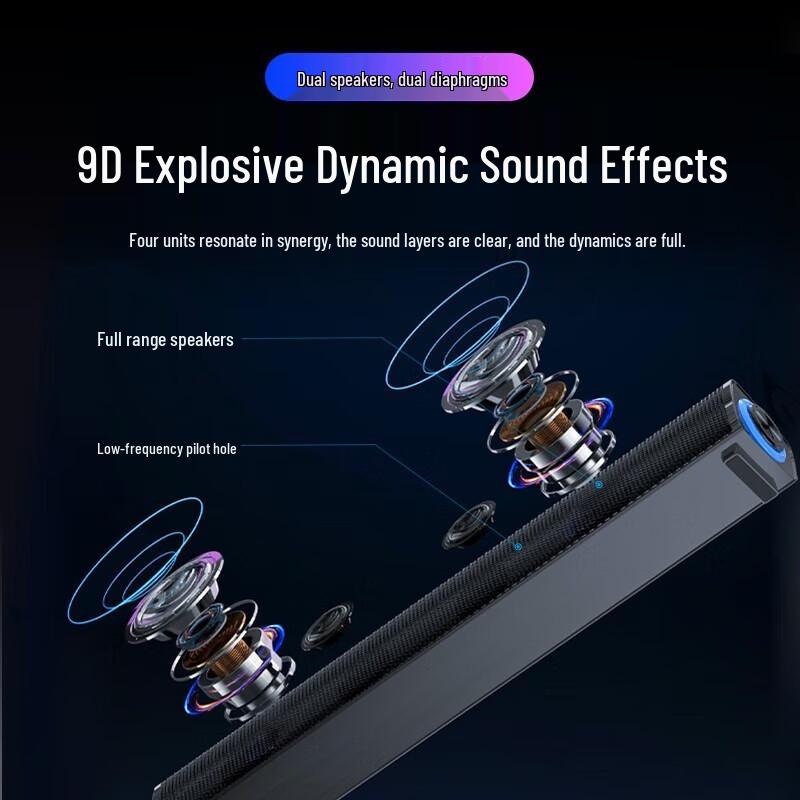 Newmine BT60-Plus Desktop Computer Speaker CN plug (adapter included)