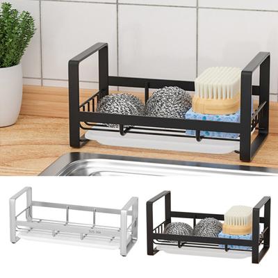 Сливная полка для раковины, нержавеющая сталь, большая несущая способность, полая, быстрый дренаж, противоскользящая, мыльница без перфораторов, губка, тряпка, органайзер для раковины