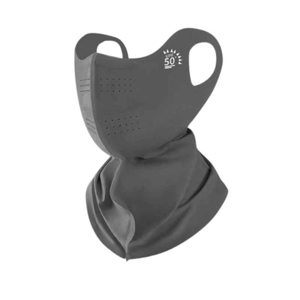 Anti UV Ice Silk Face Cover UPF 50+ Neck Wrap Cover Fashion Full-Face Sunscreen Veil Climbing