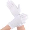 12 пар белых хлопковых рабочих перчаток для сухих рук, перчатки для обработки, перчатки для инструментов, СПА, церемониальные перчатки Str F8O1